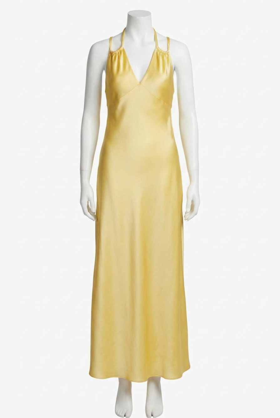NEW ACLER woodlake maxi dress in yellow